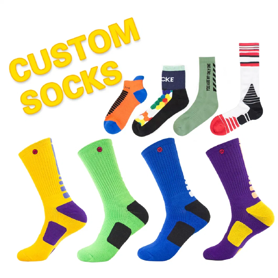 Unisex Men Women Children Custom Polyester Wholesale Soccer Football Student Socks