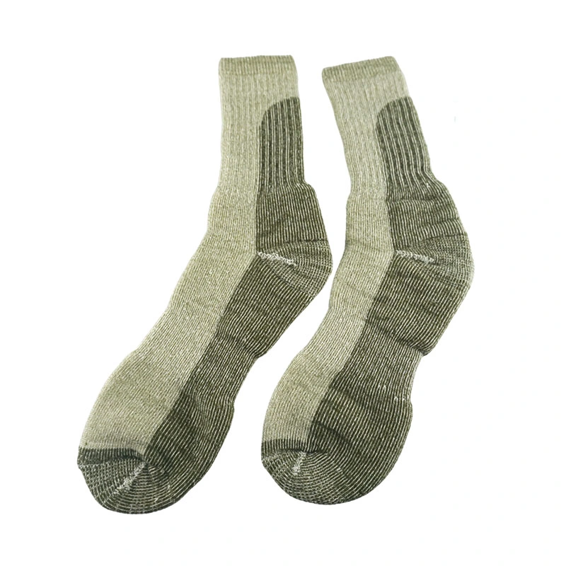 181140sk Expedition Hiking Crew Socks for Outdoor Sports Activities in Army-Green