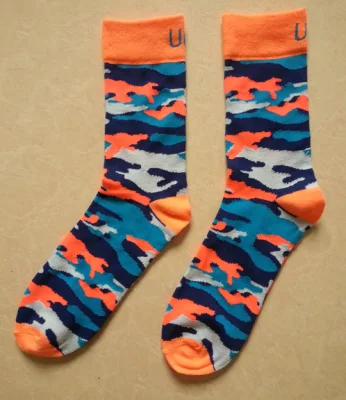 Chaussettes militaires en coton couleur camouflage, mode 2020